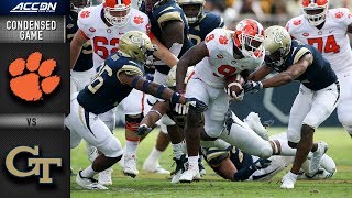 Clemson vs Georgia Tech Condensed Game  2018 ACC Football [upl. by Centeno]