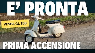 Fine restauro Vespa GL150 [upl. by Lumbard]