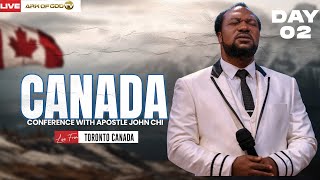 CANADA CONFERENCE BROADCAST WITH APOSTLE JOHN CHI DAY 2 11052024 [upl. by Murvyn]