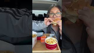 ChickFilA for lunch chickfila chickfilamukbang fastfood mukbang food foodie [upl. by Delmor]