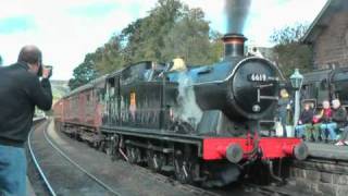 GWR 56xx Class 062t 6619 Teaks Departs Grosmont NYMR Autumn Steam Gala [upl. by Dick850]