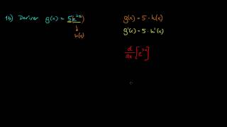 R1Eksamen Vår 2012  1a2  Derivasjon av eksponensialfunksjon [upl. by Eelarual]