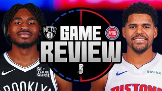 Game Review  Pistons  Nets  Game 7 [upl. by Marchak187]