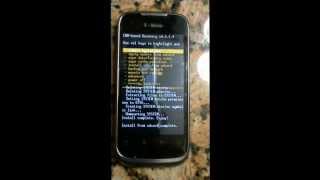 How to root the Tmobile Huawei Prism android with ClockWorkMod [upl. by Rojam]