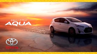 【トヨタ アクア CM】－ドラクエⅢ『おおぞらをとぶ』編 2015『Prius CAQUA』TV Commercial－ [upl. by Solracnauj]