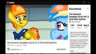 Lets react to The Demons Daughter Short 4 A Chat With Spitfire [upl. by Gnni]