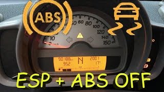 Отключение ESPABS на Smart ForTwo 451ESPABS OFF [upl. by Ballman]