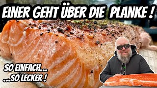 Lachs vom Zedernholz mit Dip so einfach gehts  030 BBQ [upl. by Adnahsor185]