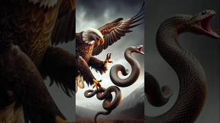 Mongoose vs snake।Eagle vs snake। ai trendingshorts animals shortvideo youtubeshorts [upl. by Ellennoj]