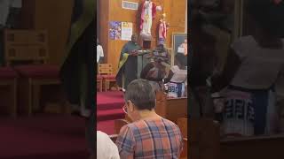 Father James Burasa celebrates Mass at St Nicholas Church Houston [upl. by Cannell]