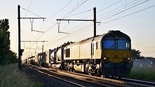 Crossrail DE 6306 met hupac naar Ludwigshafen en toeter [upl. by Weir]