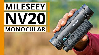 Mileseey NV20 Infrared Monocular Night Vision Review [upl. by Llertrac]