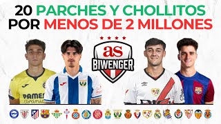 💸 20 PARCHES  CHOLLITOS FANTASY POR MENOS DE 2 MILLONES  📋 BIWENGER 2425 [upl. by Bink612]