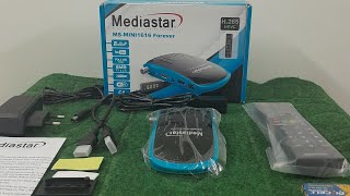 MediaStar MS1616 Forever CA H265 Digital Satellite Receiver l DLNA l 3G l 2x IR l 2xUSB l English [upl. by Otir403]