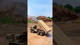 Missile Launching Vehicle with Remote Control Pulse Ignition Shooting Big Firecracker Slow Motion [upl. by Dmitri]