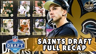 Complete 2024 Saints Draft Analysis Picks Undrafted Gems amp more [upl. by Omsoc214]