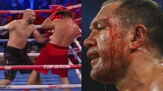 KUBRAT PULEV GETS BADLY BLOODIED UP BY BOGDAN DINU PULEV VS DINU FULL FIGHT REVIEW [upl. by Zanahs731]