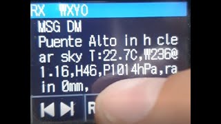 62 APRS reporte meteorológico winlink email smsgte [upl. by Honor]