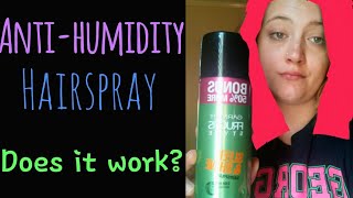 Reviewtesting Garnier fructis antihumidity Hairspray [upl. by Phenice]