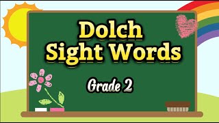 Dolch Sight Word Grade 2 [upl. by Blen]