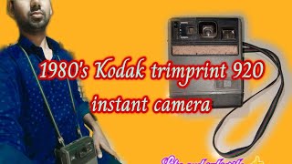 Kodak instant photo camera vintage [upl. by Foster688]