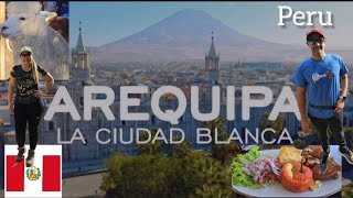 Exploring the White City of Peru🇵🇪 Arequipa Travel Guide🌋🦙🦙🦙 [upl. by Sirron]