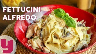 Fettucini Alfredo Tarifi  Makarna Tarifleri  Yemekcom [upl. by Ainez838]