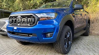 NOVA RANGER STORM 2023 AZUL  32 TURBO DIESEL 4X4 É UMA PICAPE MAIS BRUTA QUE HILUX S10 E L200 [upl. by Rairb]