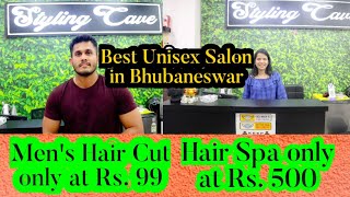 Best Unisex Salon in Bhubaneswar II Hair Spa II Pocket Friendly II Makeup II Style II Fashion [upl. by Darreg]