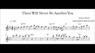 There Will Never Be Another You  Jimmy Raney Transcription [upl. by Ellehcal]