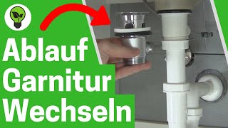 Ablaufgarnitur Wechseln ✅ GENIALE ANLEITUNG Wie Waschbecken Ablaufventil mit Überlauf Austauschen [upl. by Ursola]