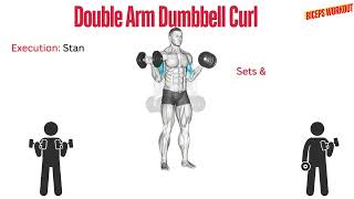 How to do Double Arm Dumbbell Curl biceps [upl. by Mathilda]