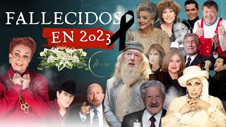 Famosos fallecidos en 2023 [upl. by Samuella]